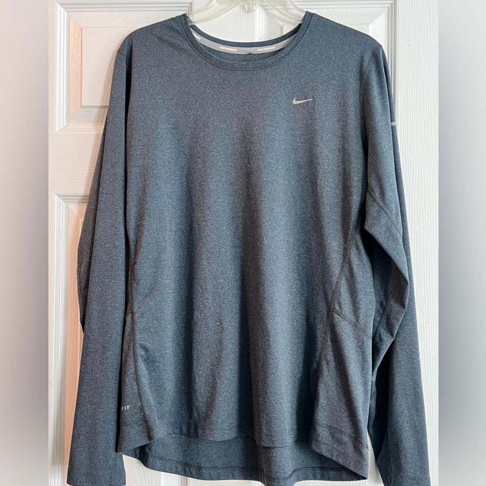 Nike Dri-Fit Long Sleeve Running Shirt, XL